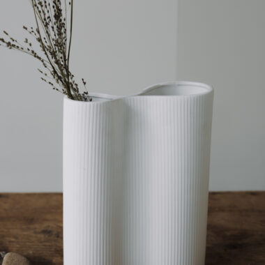 Keramikvase weiss - Bunn