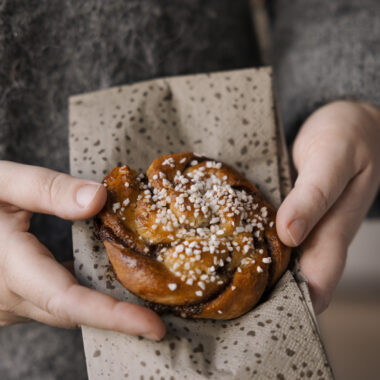 Serviette - Spräcklig natur