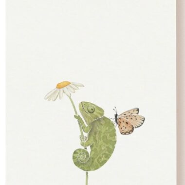 Postkarte Tucan y limon Chamäleon