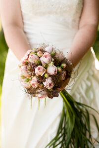 Brautstrauss Gartenrosen zartrosa