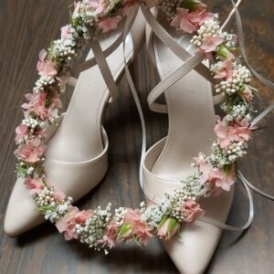 Haarschmuck Taufe rosa