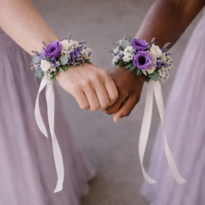 Trauzeuginnen Schmuck lila-mint